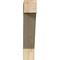 Ekena Millwork Traditional Block Rough Sawn Bracket, Douglas Fir, 4"W x 20"D x 20"H BKT04X20X20TRA05RDF - alternate 3